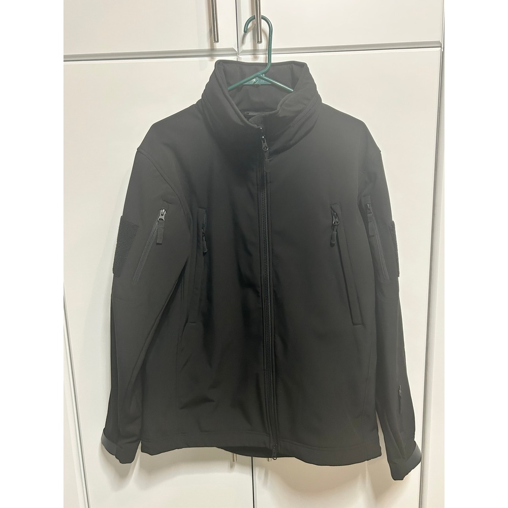 Condor Summit Soft Shell Jacket No 602 Mens Medium Black Tactical Fleece Lined